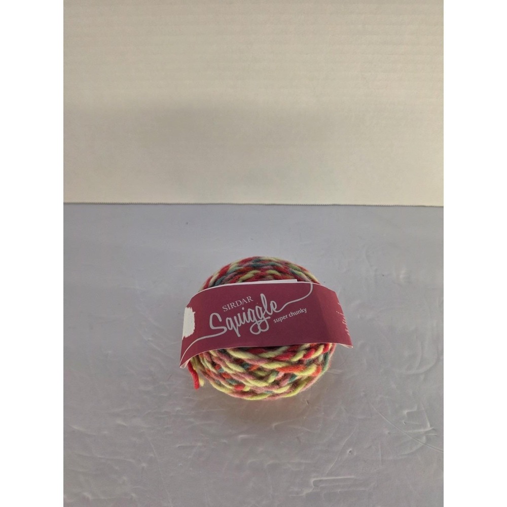 Sirdar Squiggle Super Chunky Yarn Shade 0603 50g Wool Acrylic Multicolor Skein - Picture 2 of 5